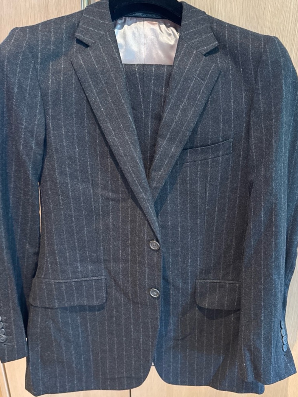 Gucci Charcoal Gray Pinstripe Men's Blazer